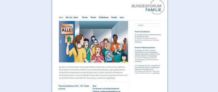 Bundesforum Familie (Logo, Broschüren, Web)